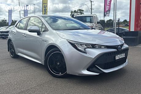 Silver 2022 Toyota Corolla Hatchback Ascent Sport Hybrid