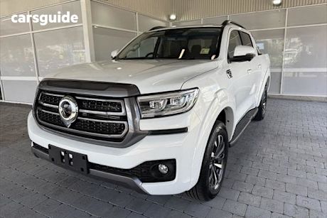 White 2025 GWM Cannon Dual Cab Utility Ultra (4X4)