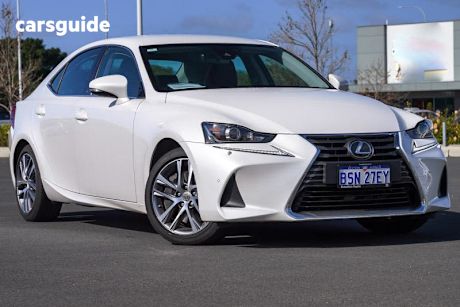 White 2017 Lexus IS200T Sedan Luxury