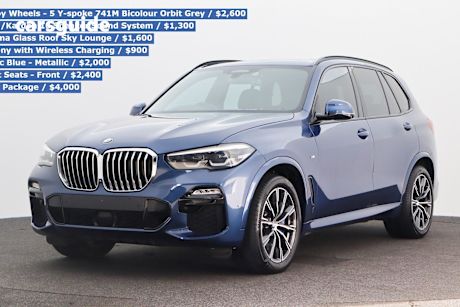 Blue 2019 BMW X5 Wagon Xdrive 30D