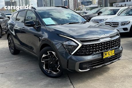 Grey 2024 Kia Sportage Wagon Sx+ (Awd)