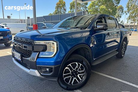 Blue 2022 Ford Ranger Double Cab Pick Up Sport 3.0 (4X4)