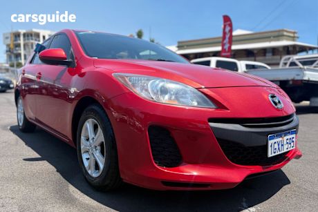 Red 2012 Mazda 3 Hatchback Neo