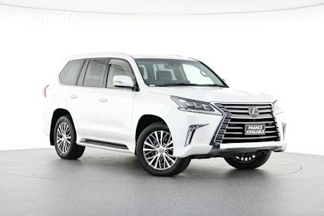 White 2019 Lexus LX450D Wagon