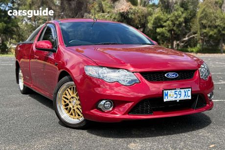 Red 2011 Ford Falcon Ute Ute Tray XR6 R