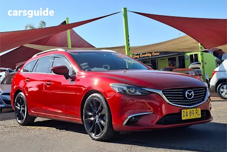 Red 2015 Mazda 6 Wagon Touring
