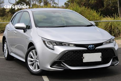 Silver 2024 Toyota Corolla Hatchback Ascent Sport Hybrid