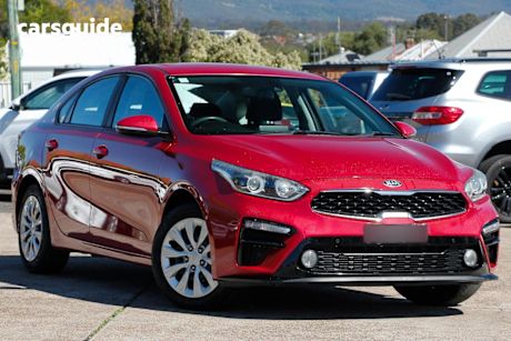 Red 2018 Kia Cerato Sedan S
