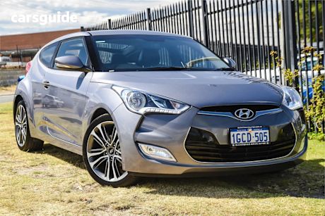 Grey 2016 Hyundai Veloster Coupe