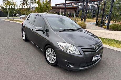 Grey 2010 Toyota Corolla Hatchback Ascent
