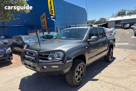 Grey 2014 Volkswagen Amarok Dual Cab Utility Tdi400 Trendline (4X4)