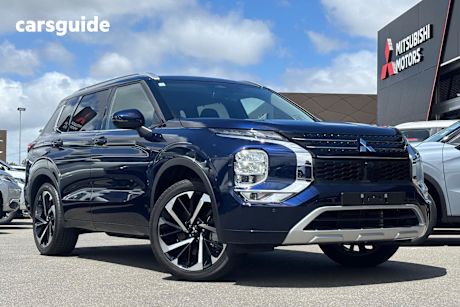 Blue 2024 Mitsubishi Outlander Wagon Exceed 7 Seat (Awd)