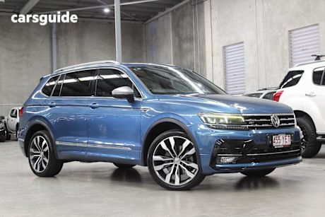 Blue 2018 Volkswagen Tiguan Wagon Allspace 162 Tsi Highline