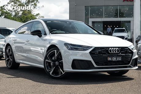 White 2024 Audi A7 Sportback 55 Tfsi Quattro Mhev