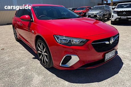 Red 2018 Holden Commodore Sportswagon Rs