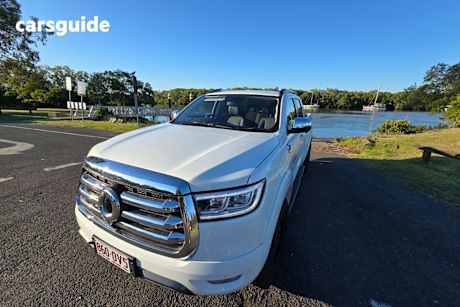 White 2024 GWM UTE Dual Cab Utility Cannon-Xsr (4X4)