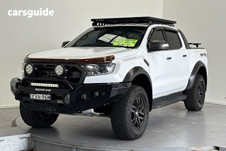 White 2018 Ford Ranger Double Cab Pick Up Raptor 2.0 (4X4)