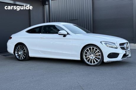 White 2016 Mercedes-Benz C200 Coupe