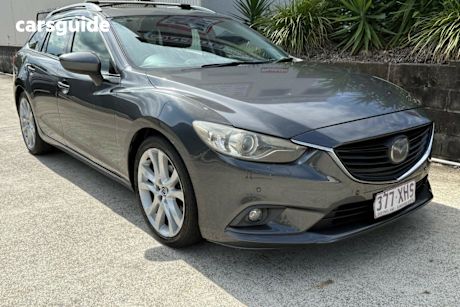 Grey 2013 Mazda 6 Wagon Atenza