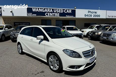 White 2012 Mercedes-Benz B200 Hatchback Be