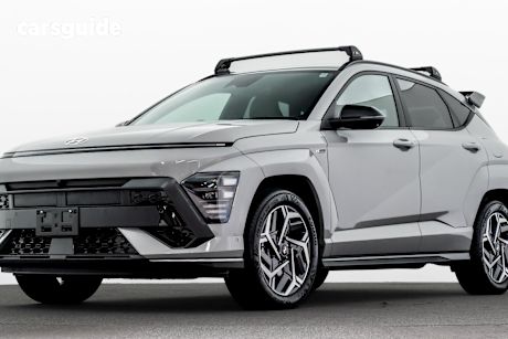 Grey 2024 Hyundai Kona Wagon Hybrid Premium N Line