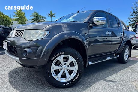 Grey 2015 Mitsubishi Triton Double Cab Utility Glx-R (4X4)