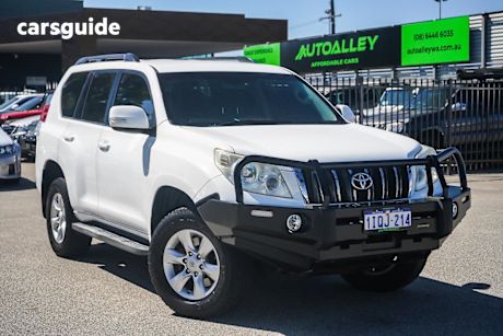 White 2010 Toyota Landcruiser Prado Wagon Gxl (4X4)