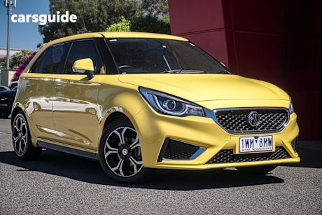 Yellow 2022 MG MG3 Hatchback Excite (With Navigation)