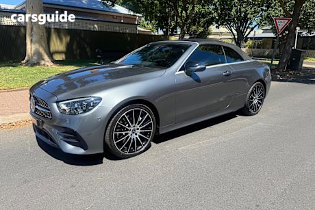 Grey 2020 Mercedes-Benz E300 Cabriolet