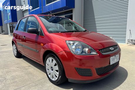 Red 2007 Ford Fiesta Hatchback Lx