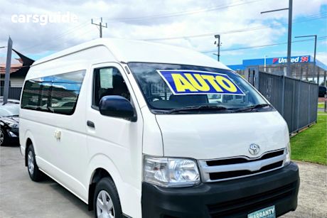 White 2012 Toyota HiAce Van Lwb