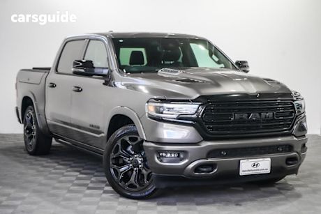 Grey 2023 RAM 1500 Crew Cab Utility Limited Rambox (Hybrid)