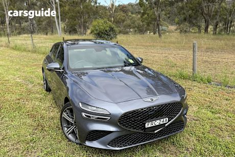 Blue 2024 Genesis G70 Wagon 2.0T Shooting Brake Sport Lux