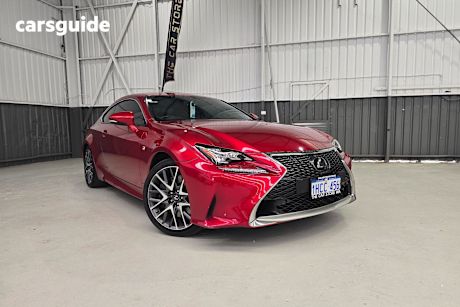 Red 2017 Lexus RC350 Coupe F Sport