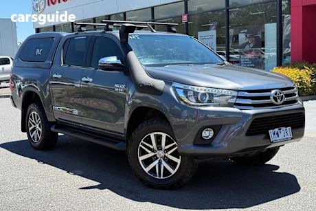 Grey 2018 Toyota Hilux Dual Cab Utility Sr5 (4X4)