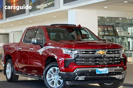 Red 2025 Chevrolet Silverado Crew Cab Pickup 1500 Ltz Premium