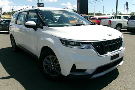 White 2021 Kia Carnival Wagon S