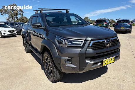 Grey 2022 Toyota Hilux Double Cab Pick Up Rogue (4X4)