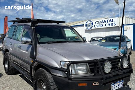 Silver 2001 Toyota Landcruiser Wagon Gxv (4X4)