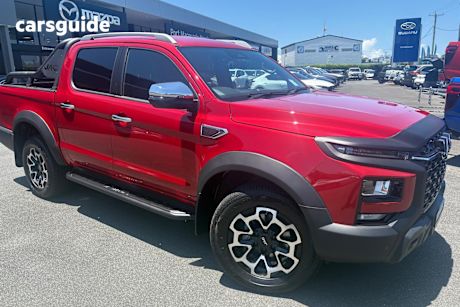 Red 2024 JAC T9 UTE Dual Cab Pick-up Haven (4X4)