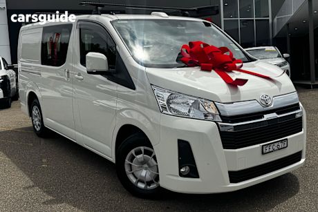 White 2023 Toyota HiAce Crew Van Lwb (5 Seats)