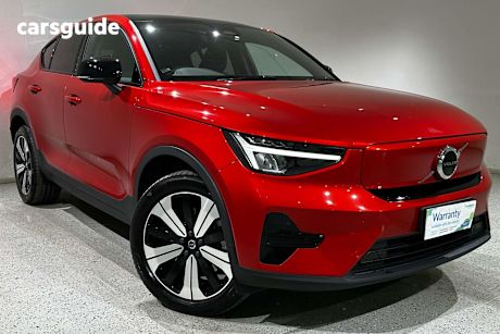 Red 2022 Volvo C40 Wagon Recharge Pure Electric