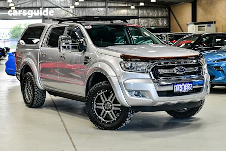 Silver 2017 Ford Ranger Crew Cab Pickup Xlt 3.2 Hi-Rider (4X2)