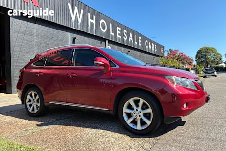 Red 2009 Lexus RX350 Wagon Sports Luxury