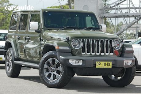 Green 2020 Jeep Wrangler Unlimited Hardtop Overland (4X4)