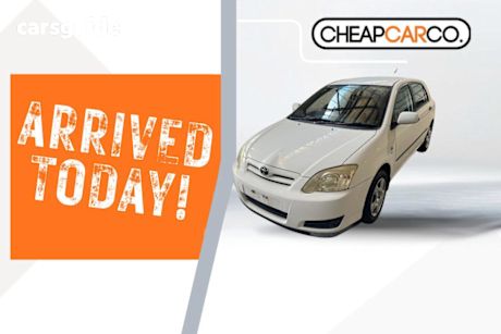 White 2005 Toyota Corolla Hatchback Ascent Seca