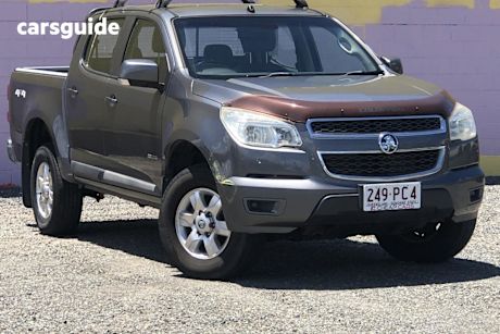 Grey 2012 Holden Colorado Crew Cab Pickup Lt (4X4)