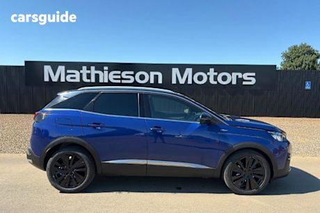 Blue 2020 Peugeot 3008 Wagon Gt Line
