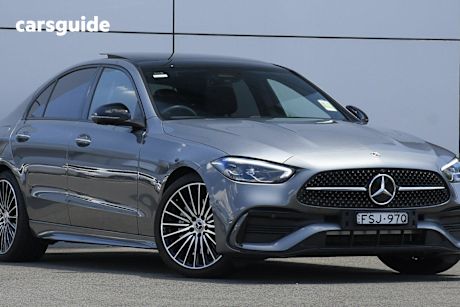 Grey 2025 Mercedes-Benz C200 Sedan Night Edition