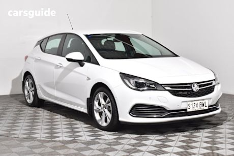 White 2018 Holden Astra Hatchback Rs